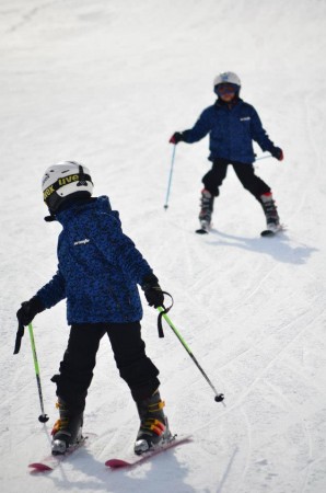 Minik Kardelenler kayak ile tanıştı