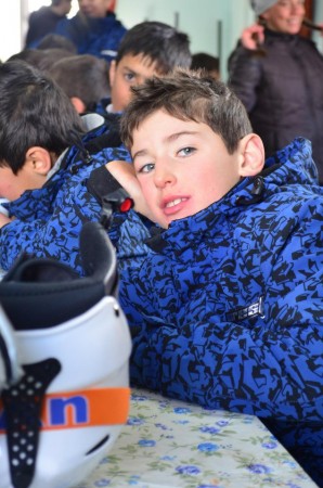 Minik Kardelenler kayak ile tanıştı