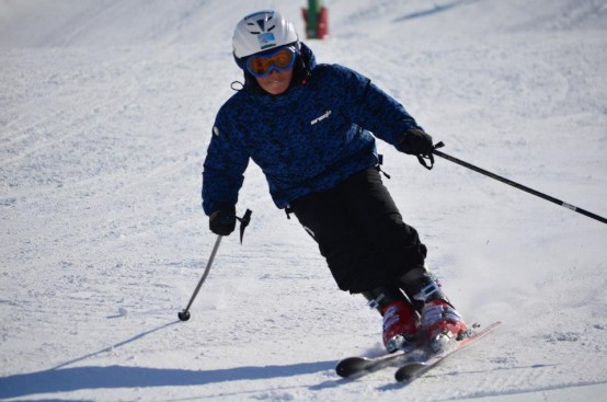 Minik Kardelenler kayak ile tanıştı