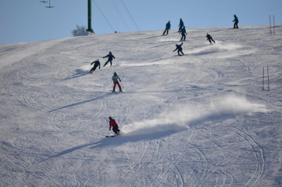 Minik Kardelenler kayak ile tanıştı