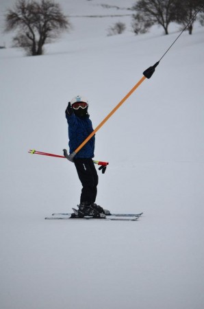 Minik Kardelenler kayak ile tanıştı