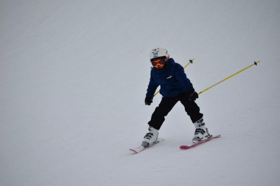 Minik Kardelenler kayak ile tanıştı