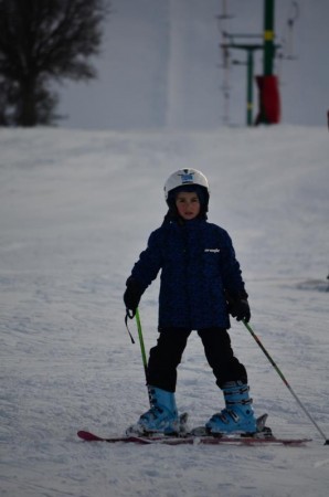 Minik Kardelenler kayak ile tanıştı