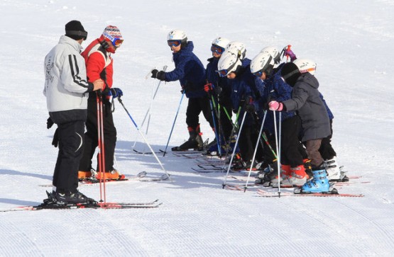 Minik Kardelenler kayak ile tanıştı
