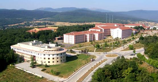 Abant İzzet Baysal Üniversitesi'nin aktivite merkezinde yangın
