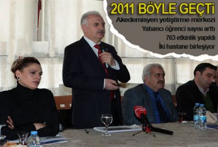 Atatürk Üniversitesi Rektörü, 2011-2012 Eğitim Yılını değerlendirdi.