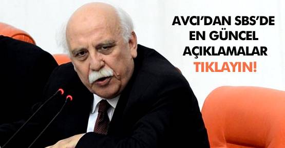 Bakan Avcı, TBMM Genel Kurulu'nda SBS sorularını yanıtladı