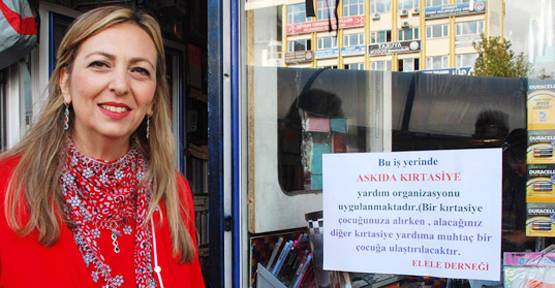 Isparta'da 'Askıda Kırtasiye'