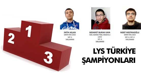 LYS Türkiye Birincileri! İzmir,Adana İstanbul..