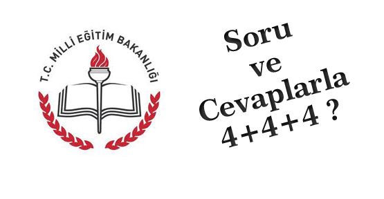 MEB'den 4+4+4 kitapçığı