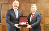 ÖSYM Başkanı Aygün, Türk Eğitim-Sen Genel Merkezini ziyaret etti