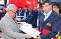 İtfaiye erlerine eğitim