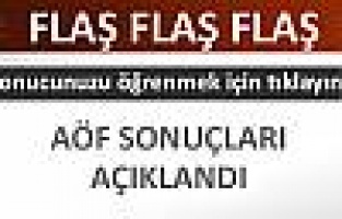 AÖF Bütünleme Sınavı sonuçları açıklandı