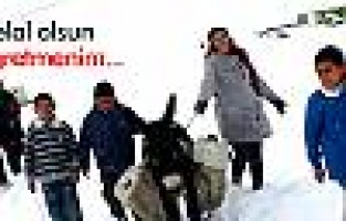 Helal olsun öğretmenim... su taşımalı eğitim