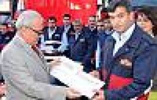 İtfaiye erlerine eğitim