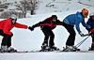 Minik Kardelenler SODES kapsamında, kayak ile tanıştı