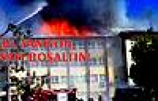Okul yanıyor binayı boşaltın!