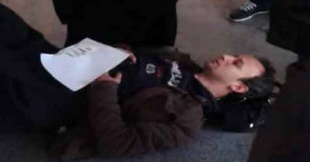 Hastane koridorunda skandal