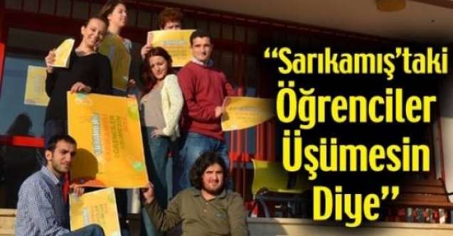Her yardım Sarıkamışlı Öğrenciler Üşümesin Diye
